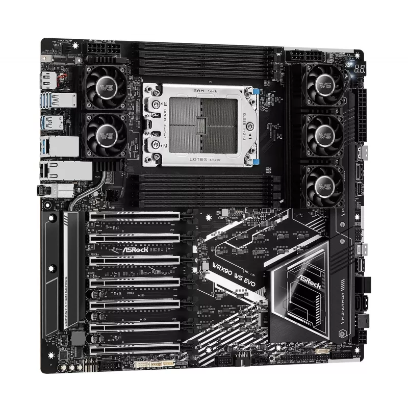 ASRock WRX90 WS EVO -emolevy AMD WRX90 kanta sTR5 EEB