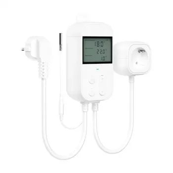 Digitaalinen termostaatti Meross MTS960HK valkoinen LCD AC 16A