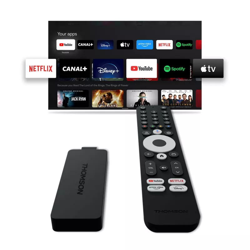 TV-sarjan lisävaruste tikku Google TV 4K/145 Thomson