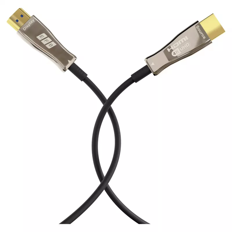 EFB Elektronik HDMI kuitu-kaapeli AOC Active 4K60Hz musta - digitaali/näyttö/video - 20 m (HDMI-20-00008)