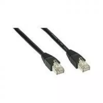 Wentronic Goobay CAT 5e patch-kaapeli, U/UTP, musta, 50 m - CCA kupariseos (68652)