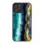 iKins suojakotelo Apple iPhone 12 / 12 Pro — violetti akaattikuvio