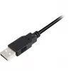 USB 2.0 kaapeli, USB-A uros > Micro-USB uros (musta, 3,0 metriä)