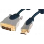 Videokaapeli-adapteri ShiverPeaks SP77480 1 m HDMI Type-A DVI-D sininen