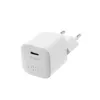 USB-C-matkalaturi FIXED FIXC20M-CL-WH sisäänrakennetulla USB-C–Lightning-kaapelilla, 20W