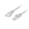 LANBERG Cat6 U/UTP RJ-45 - RJ-45 -verkkokaapeli 0,5 m harmaa PCU6-10CU-0050-S