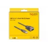 DeLOCK 61400 kaapeliadapteri USB A RS-232 musta