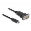DeLOCK adapteri USB Type-C - RS-232 D-Sub 9-pin pistoke 0,25 m