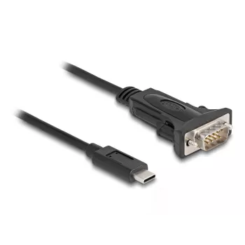 DeLOCK adapteri USB Type-C - RS-232 D-Sub 9-pin pistoke 0,25 m