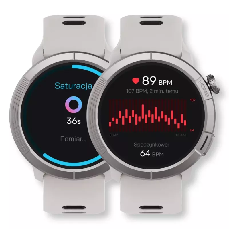 Stelio älykello Activ Pro GPS malli STSWA102TN, 46 mm titaanikuori