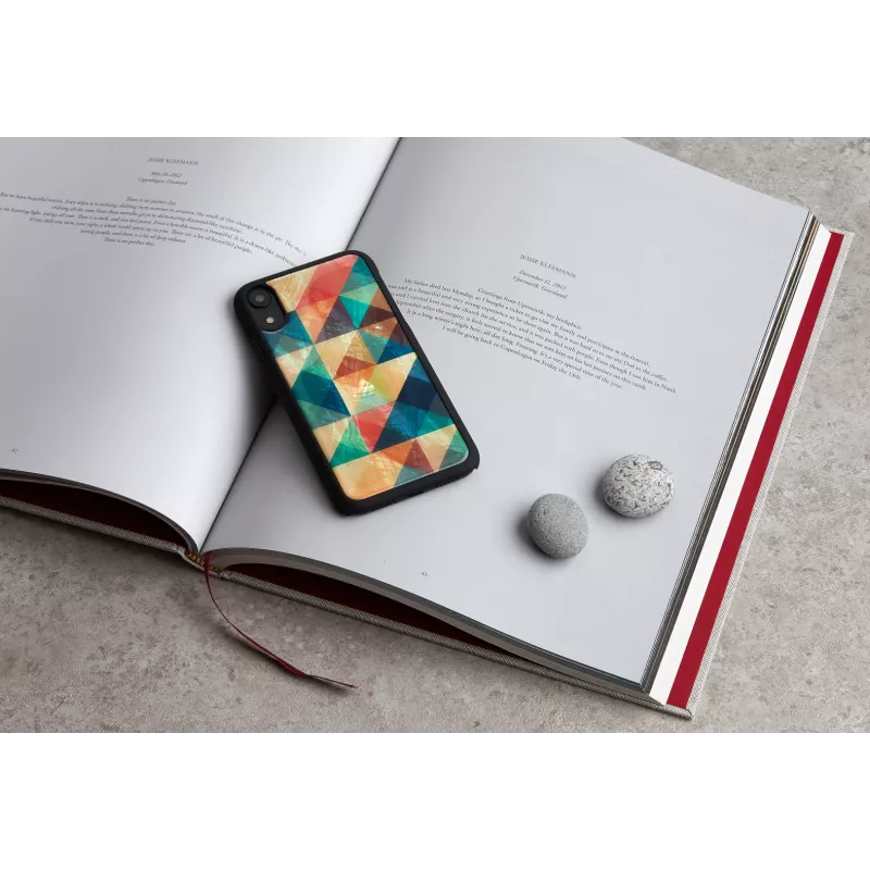 iKins älypuhelinkotelo iPhone XR — Mosaic musta suojakotelo