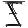 Tietokonepöytä Subsonic SA5706 musta suora PVC 120x60 cm