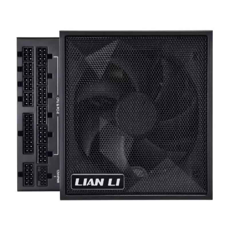 Lian Li EDGE EG1300 1300 W virtalähde, 80 PLUS Platinum, ATX 3.1, PCIe 5.1, musta