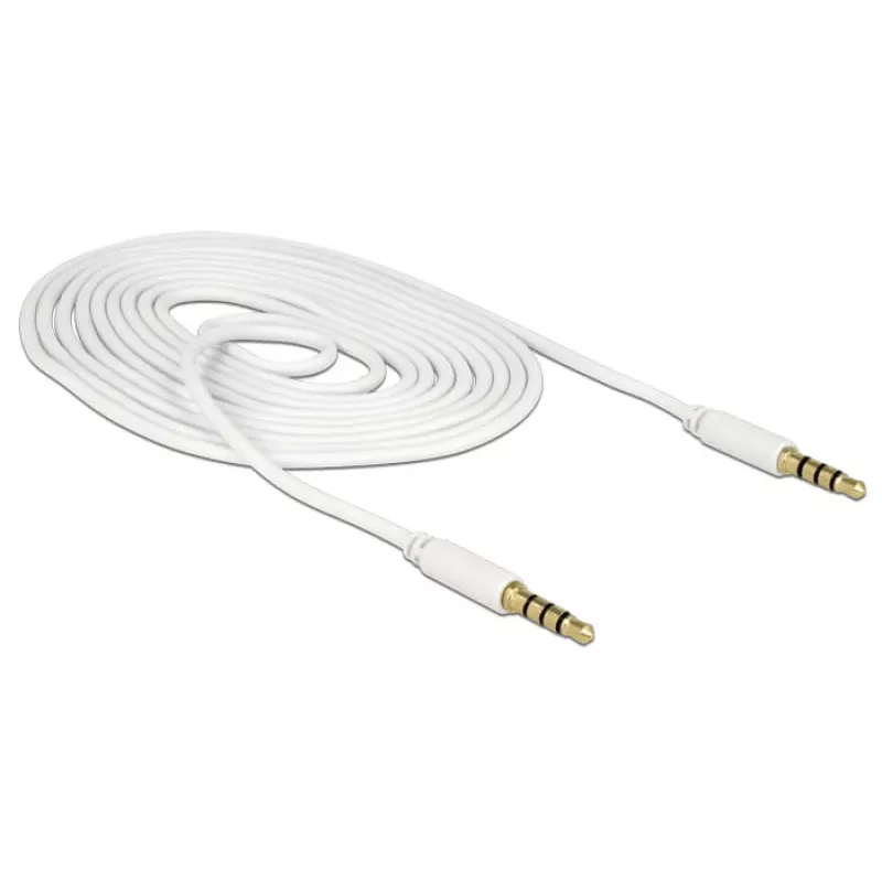 Audiokaapeli 3,5 mm DeLOCK 83441 2 m valkoinen