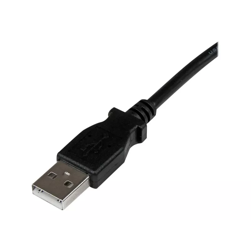 StarTech.com 3 m USB 2.0 A - kulmikas B -kaapeli – M/M, 3 m, USB A, USB B, USB 2.0, musta