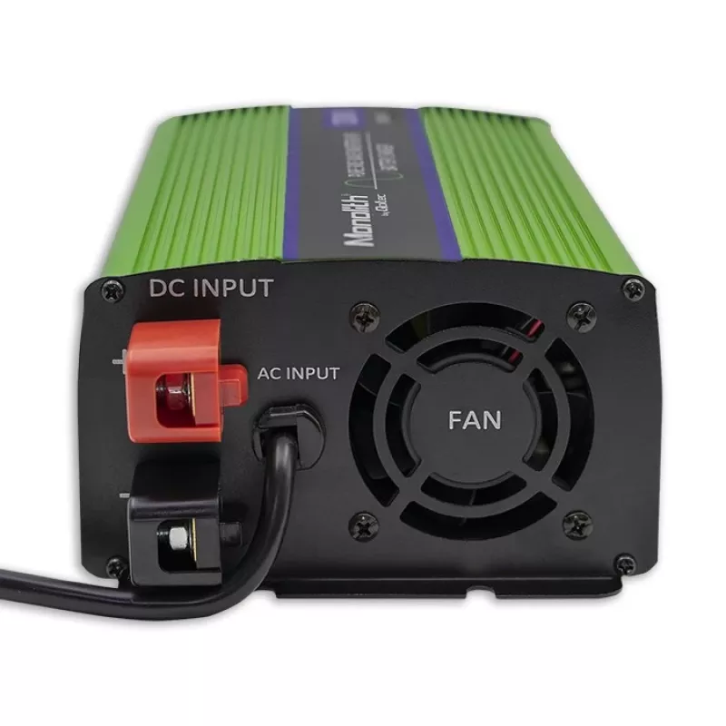 Auto-invertteri Qoltec Monolith 1200 W vihreä 12 V