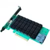 HighPoint Rocket 710L 8x portti PCIe 3.0 x8 12Gb/s SAS DAS - Serial Attached SCSI (SAS) - SAS1