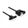USB-kaapeli DeLOCK 1 m USB2.0 Micro-B/USB2.0-A