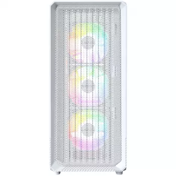 PC-kotelo Montech X5 Midi Tower valkoinen ATX 3x 140 mm tuuletin