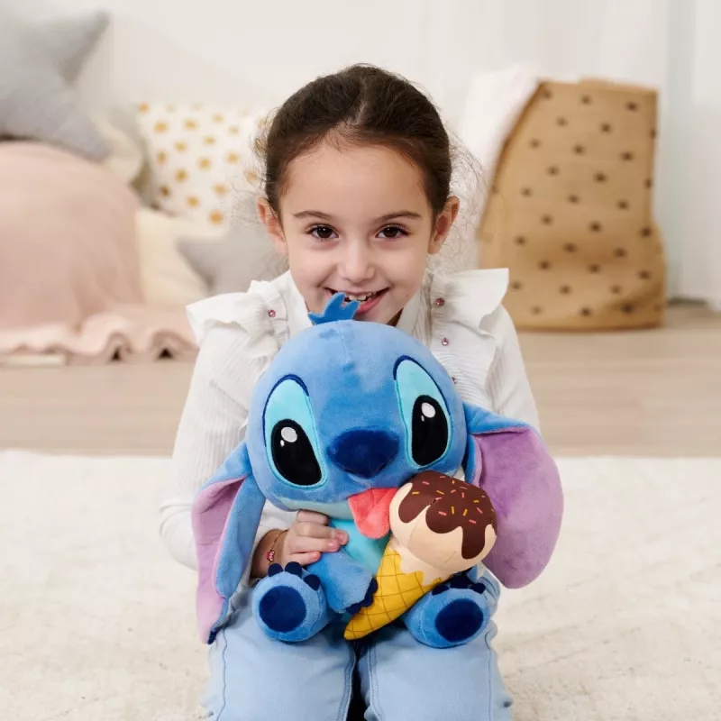 Pehmolelu SIMBA Mascot Stitch jäätelö 25 cm, alkuperäinen pehmeä hahmohahmo