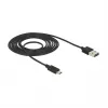 USB-kaapeli DeLOCK 83850 USB 2.0 2 m USB A - Micro-USB B musta