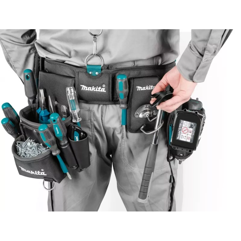 Makita E-15235 raskaan käytön työkaluvyösarja kantolaukuilla