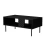 Sohvapöytä Cama Meble LUCCA 1000×550×460 mm suorakaiteen muotoinen musta