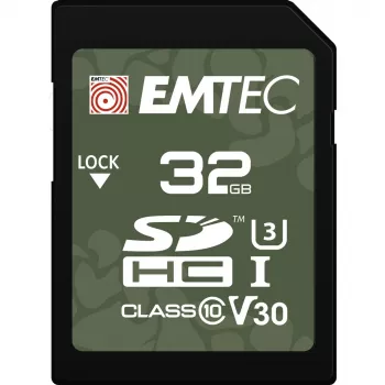 Emtec 32 GB UHS-I SDHC Class 10 V30 flash-muisti
