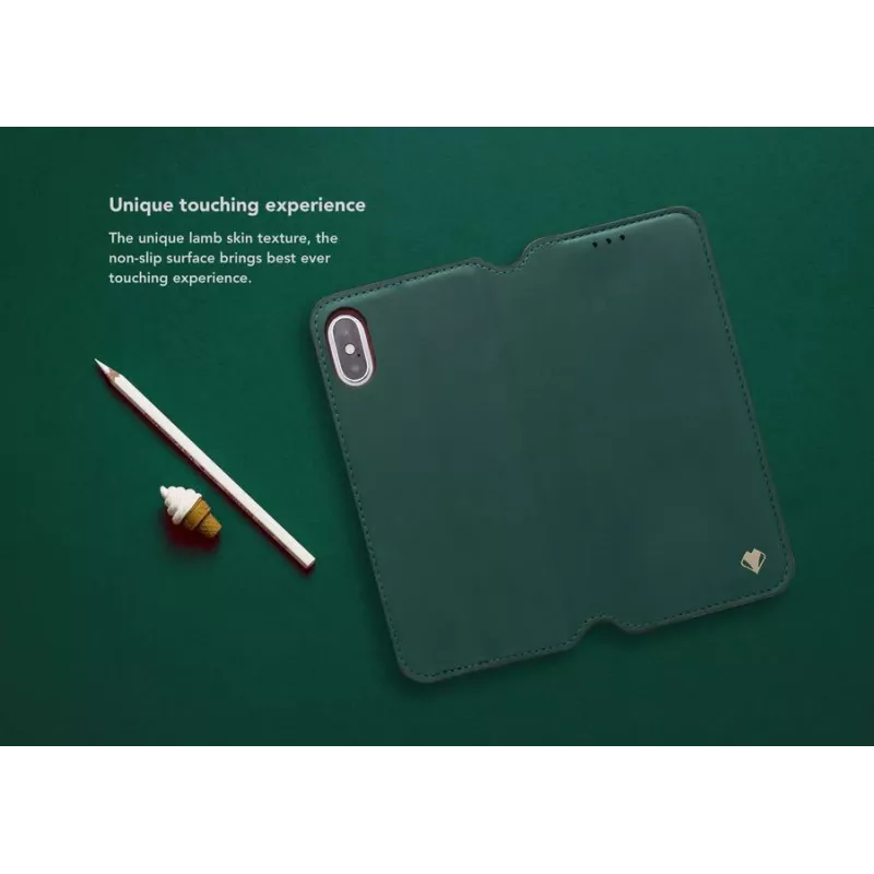 Smart Folio -kotelo VixFox Huawei P20 — metsänvihreä suojaava folio-kotelo
