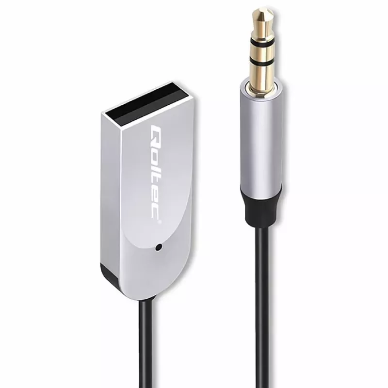 Langaton audion vastaanotinsovitin QOLTEC HiFi BT6.0 2xRC – Bluetooth-audiovastaanotin kaiuttimille ja autoradiolle