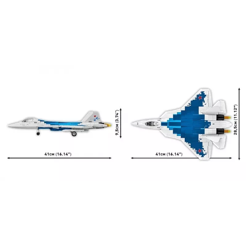 Rakennussarja Cobi SU-57 Felon, 928 osaa – Cobi malli COBl-5909