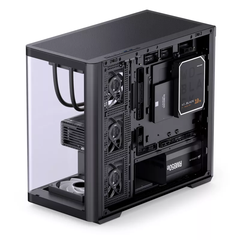 Tietokonekotelo Jonsbo D300 ATX musta