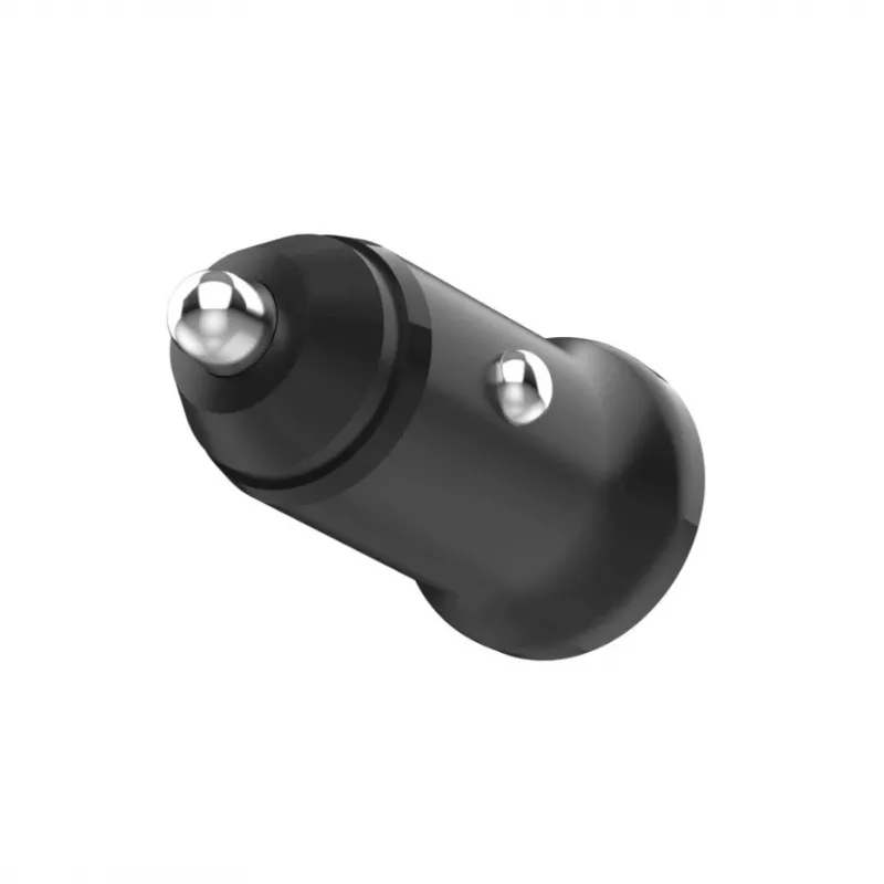 Auto USB-C -laturi FIXED FIXCC30N-C-BK 30W, kiinteä kaapeli, yhden portin pikalataus 12V ajoneuvopistorasiaan