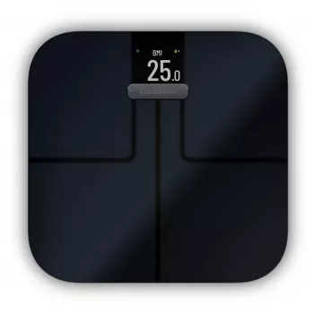 Elektroninen henkilövaaka GARMIN Index S2 — musta, max. 181,4 kg, Wi‑Fi/Bluetooth, kehonkoostumus