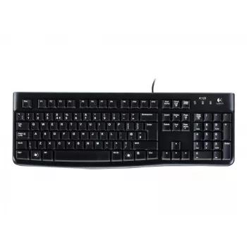 Työpöytä MK120, johdollinen, USB, QWERTZ, musta, hiiri mukana
