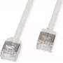 ROLINE U/FTP-patchkaapeli Cat.6A erittäin lyhyt RJ45 harmaa 0,5 m - verkko - FTP (21.15.4500)