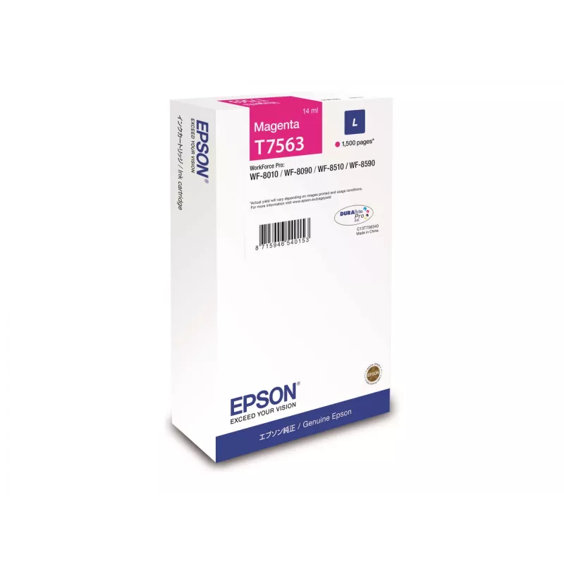 Epson C13T75634N värikasetti 1 kpl alkuperäinen vakiokapasiteetti magenta