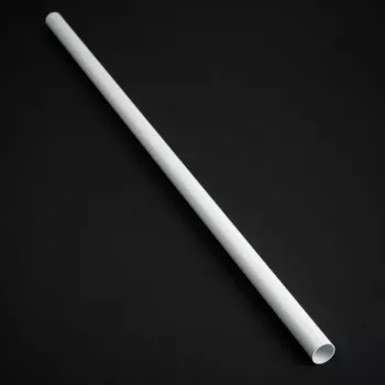 Bitspower Hardtubing 16 mm AD viistetty messinkiputki, 500 mm, valkoiseksi maalattu