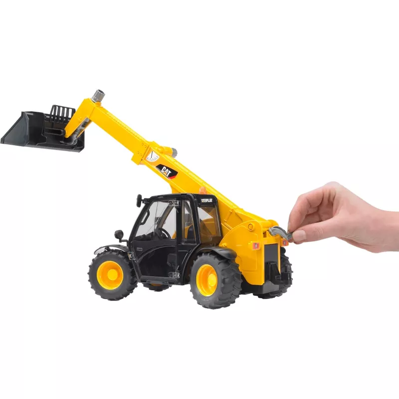 Bruder 02141 Caterpillar teleskooppikuormaaja muovi maatila rakennusajoneuvo lelu