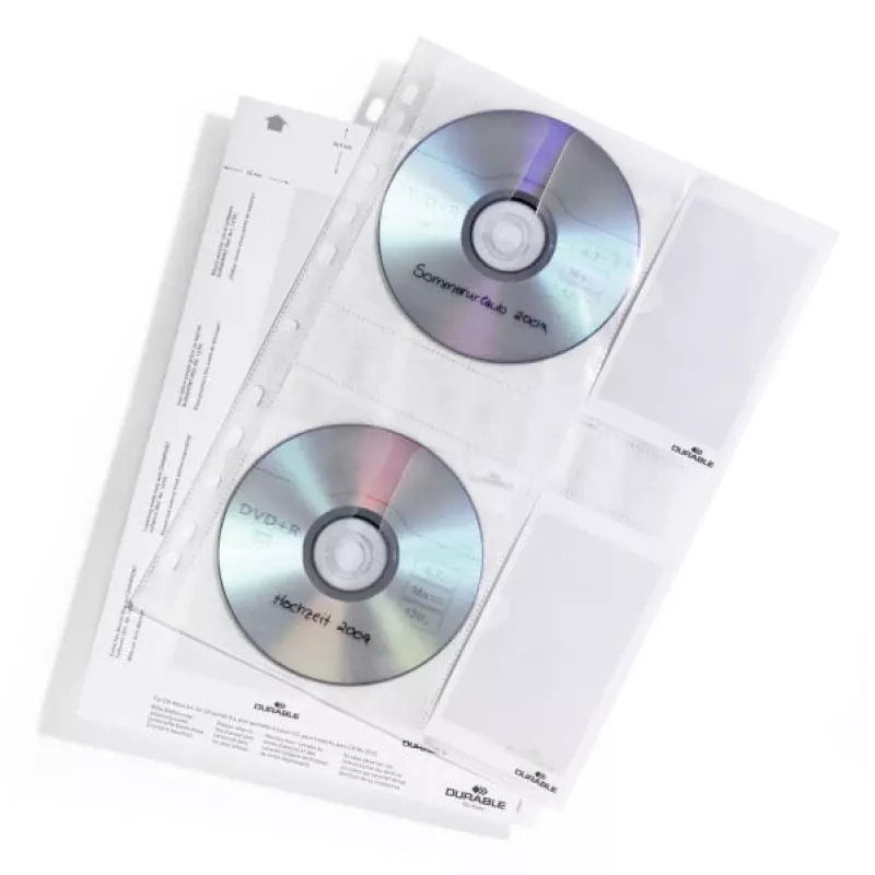 CD-kotelo Durable 522219 läpinäkyvä