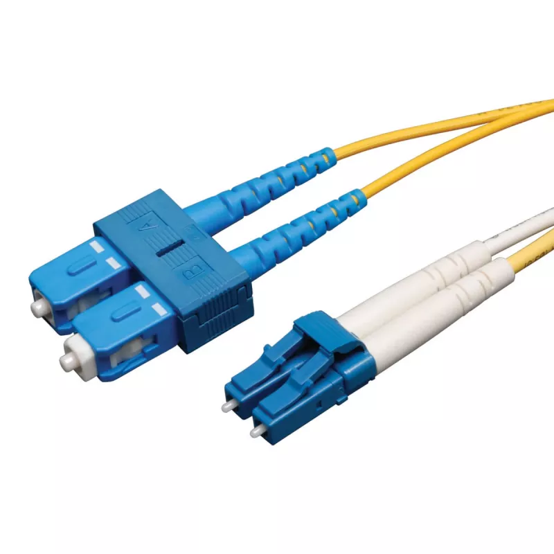 Eaton Tripp Lite Series Duplex Singlemode 9/125 kuitu-patchkaapeli (LC/SC), 5M (16 ft.) - patchkaapeli - LC Singlemode (M) SC Singlemode (M) - 5,0 m - kuitu - duplex - 9/125