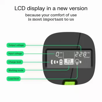 Green Cell UPSLP700 USV (keskeytymätön virransyöttö) Line-Interactive 1 kVA 700 W 4 AC-lähtöä