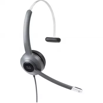 Cisco 521 Wired Single – kuulokemikrofoni – on-ear – johdollinen – 3,5 mm:n liitin (CP-HS-W-521-USB=)