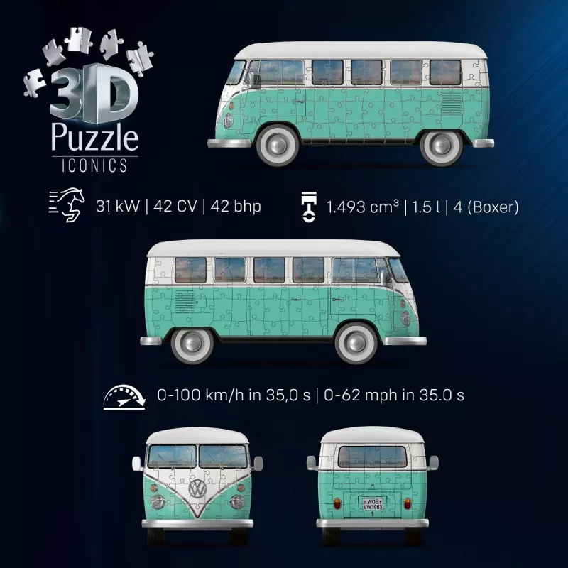 Palapeli Ravensburger Volkswagen T1 162 palaa