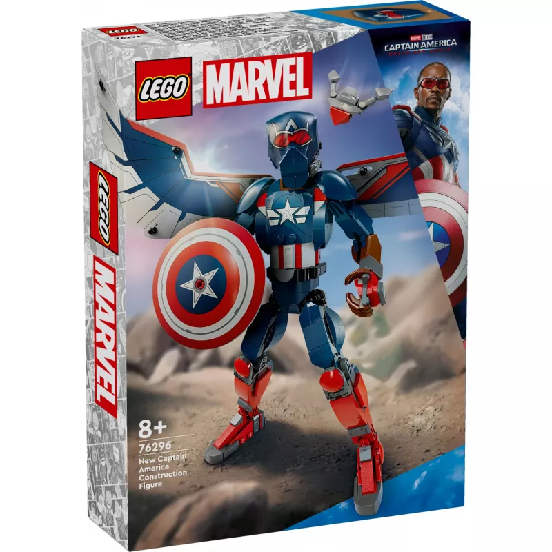 LEGO MARVEL 76296 Uusi Captain America rakennusfiguuri
