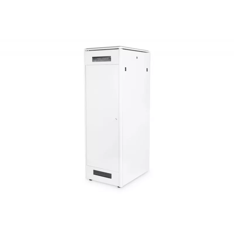DIGITUS 36HE Unique verkkokaappi 600x800mm lasiovi harmaa