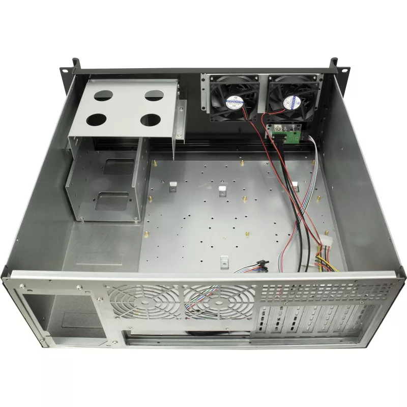 Rack-palvelin Inter-Tech 4U-K-439L musta