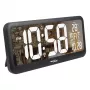 Suuri digitaalikello seinäasennus vapaasti seisova lämpötila-anturilla 37x17cm LCD-näyttö verkkosovitin & paristokäyttöinen