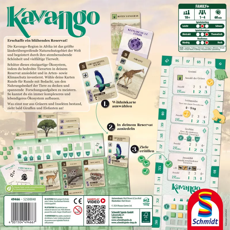 Kavango, lautapeli