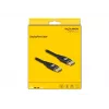 DeLOCK DisplayPort-kaapeli 8K 60 Hz 3 m musta metalli
